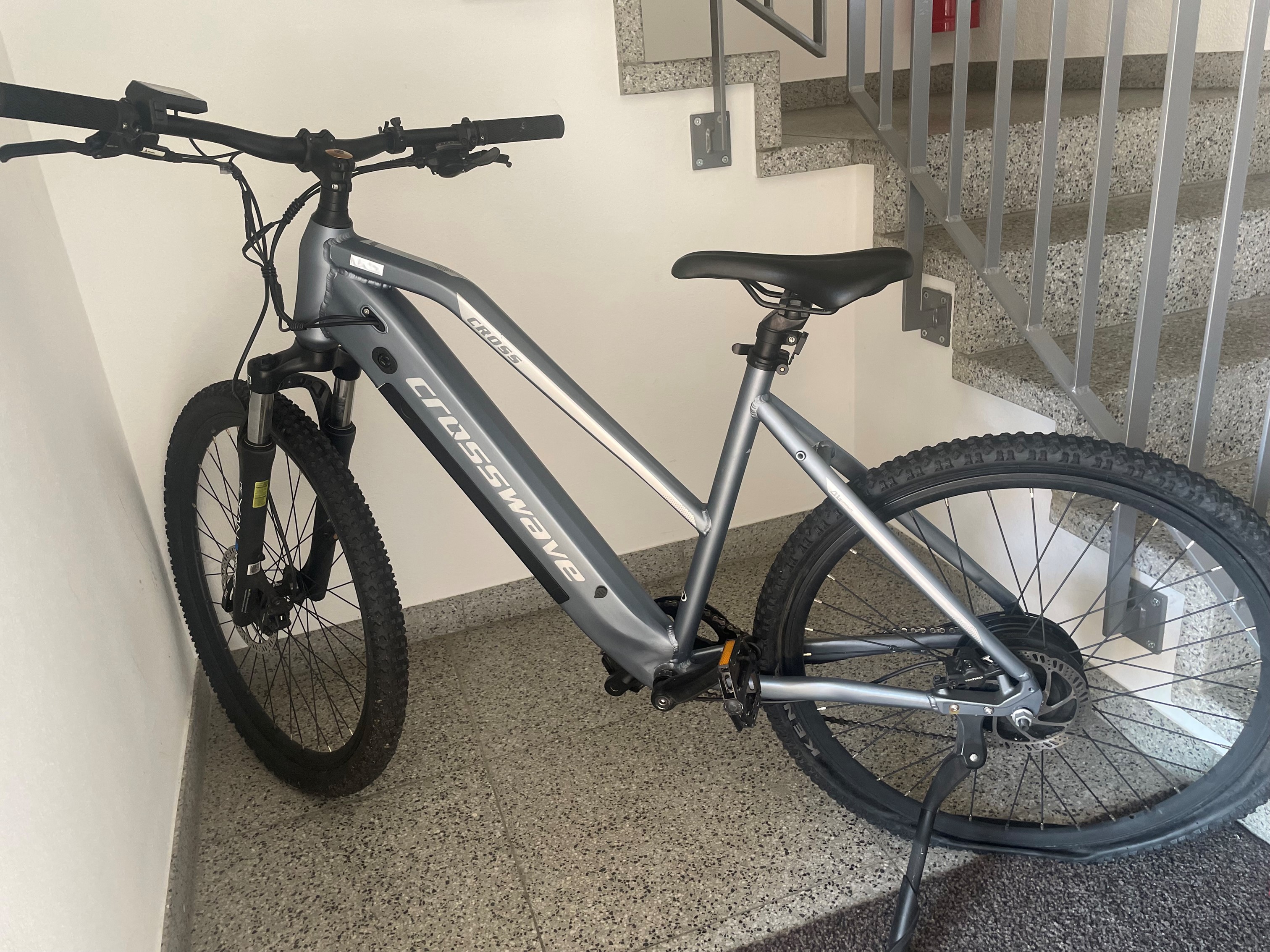 E-Bike Crosswave stahlblau