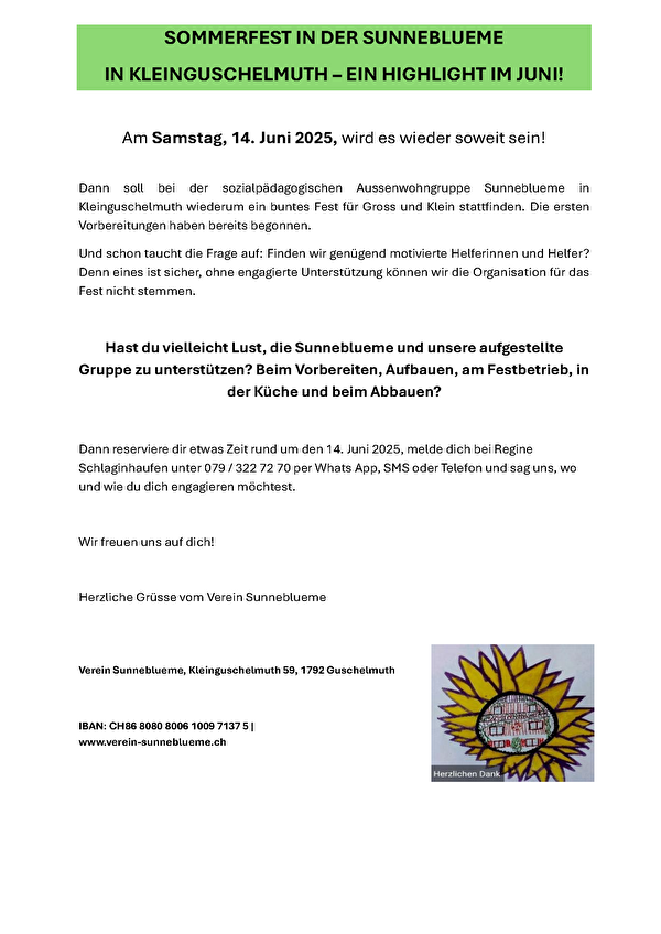 Verein Sunneblueme