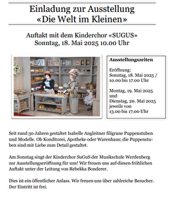 Ausstellung "Die Welt im Kleinen"