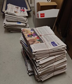 Altpapiersammlung in allen Dörfern der Gemeinde Sennwald