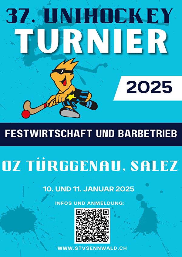 Flyer Unihockeyturnier 2025