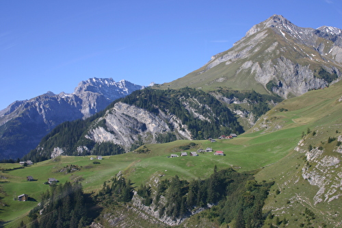 Blick auf Bergterrasse Vättnerberg