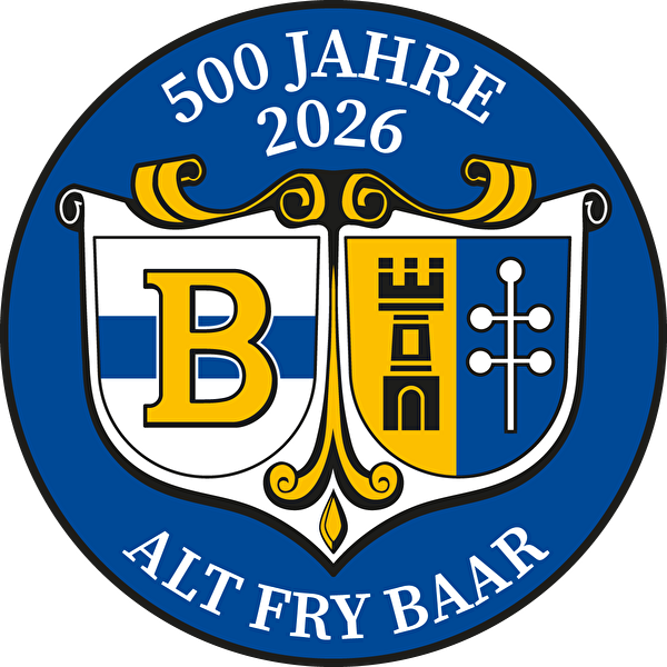 Logo 500 Jahre alt fry Baar