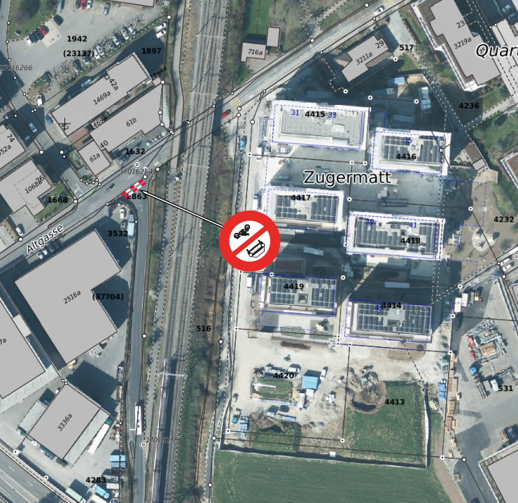 Sperrung Überführung Südstrasse