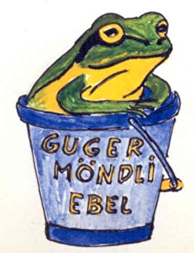 Frosch im Kübel