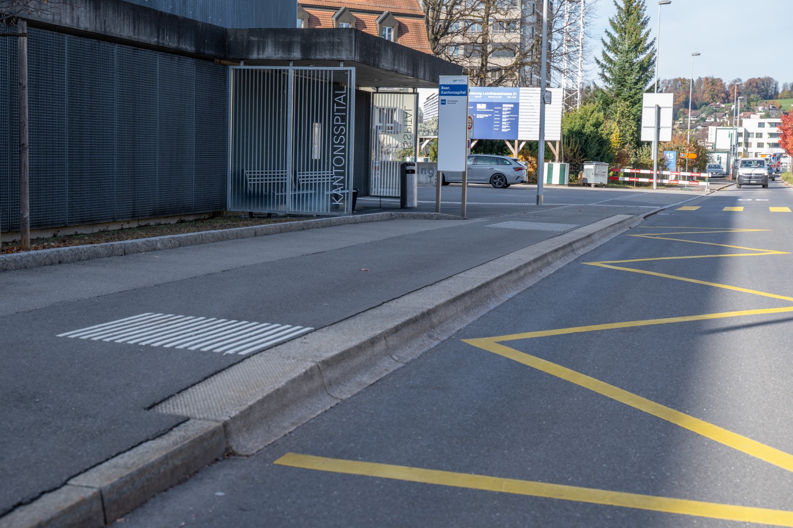 Bushaltestelle Kantonsspital Baar