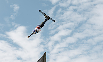 Noe Roth auf der Schanze im Jumpin Mettmenstetten