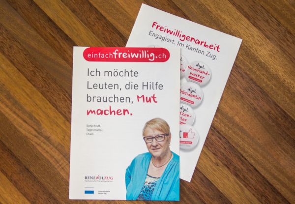 Freiwilligenarbeit Broschüren