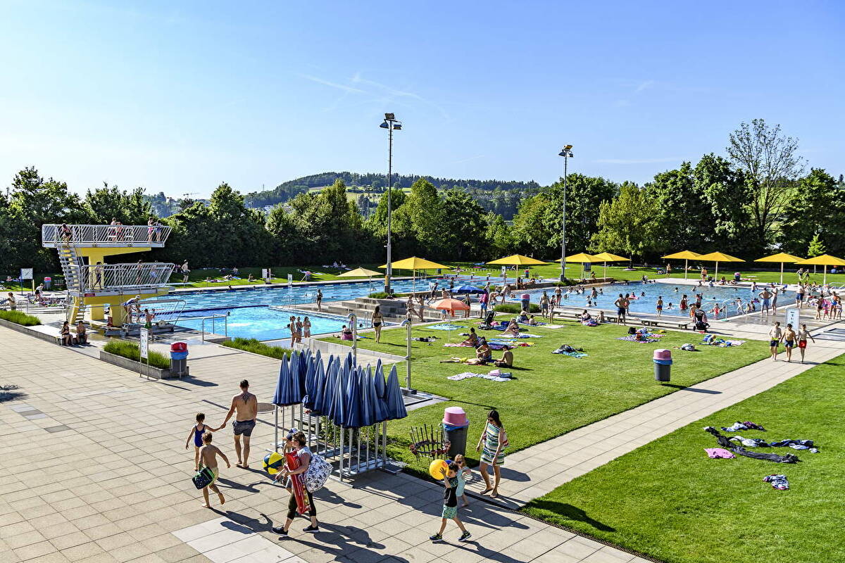 Baar - Das Freibad Lättich lädt bald wieder zum Badespass