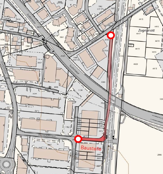 Baustelle Altgasse Oberneuhof