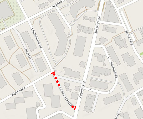 Situationsplan Landhausstrasse