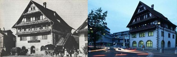 Rathaus – damals und heute