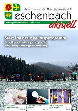Ausgabe 01-24 «Eschenbach aktuell» (12.01.2024)