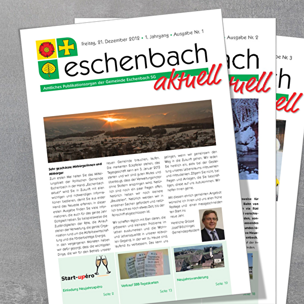 Eschenbach aktuell 2013 – 1. Jahrgang
