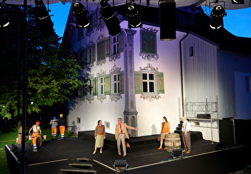 Festspiel beim Custorhaus in Eschenbach