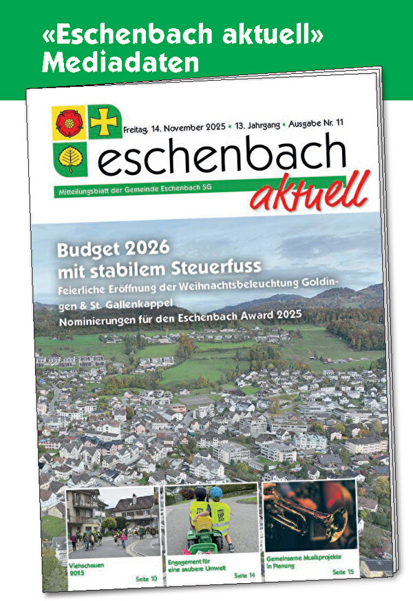 Mediadaten Eschenbach aktuell Inserate