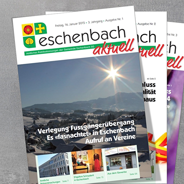 Eschenbach aktuell 2015 - 3. Jahrgang