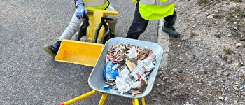 Kinder am Clean-up-Day