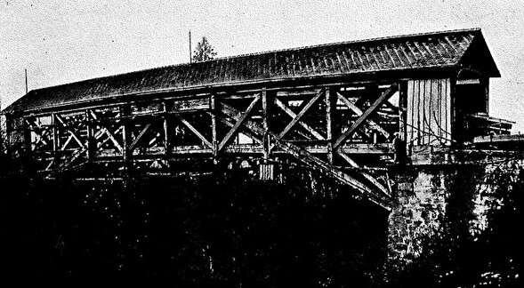Holzbrücke Aabach Neuhaus