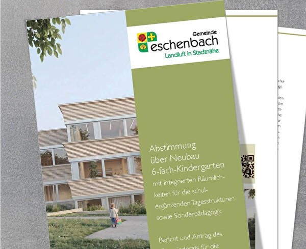Abstimmungsbroschüre Gemeinde Eschenbach