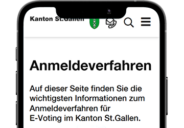 E-Voting, Anmeldung