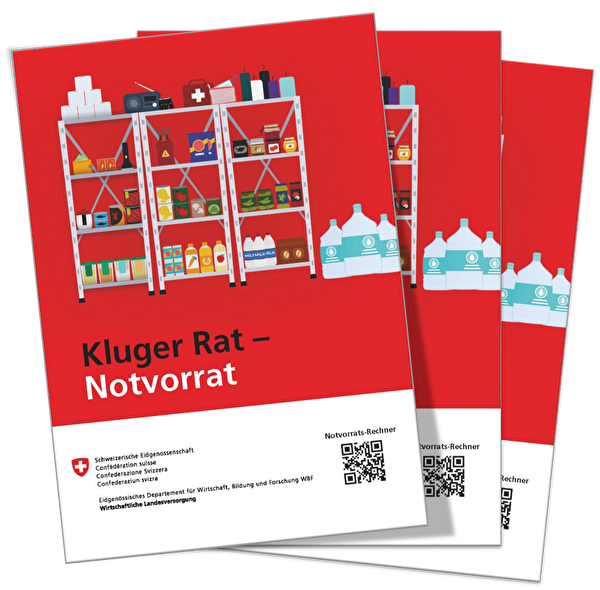 Broschüe Notvorrat