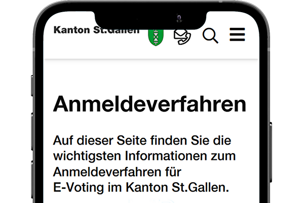 E-Voting, Anmeldung