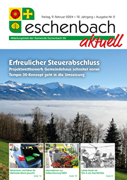 Ausgabe 02-24 «Eschenbach aktuell» (09.02.2024)