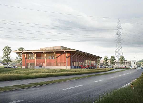 Neubau Feuerwehrdepot Eschenbach