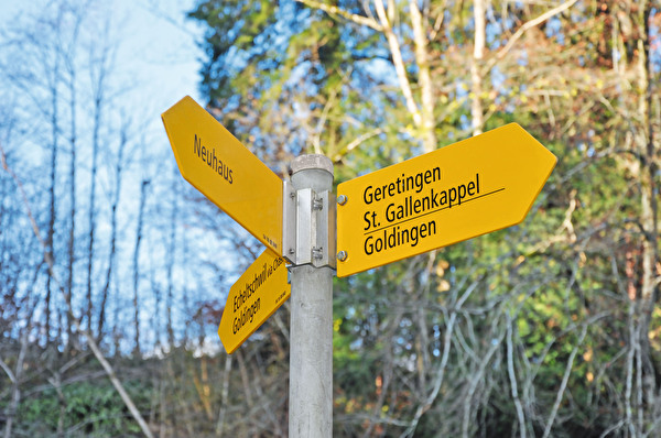 Wanderrouten Goldingertal