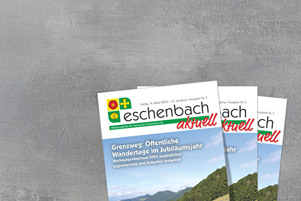 Ausgabe 03-25 «Eschenbach aktuell» (14.03.2025)