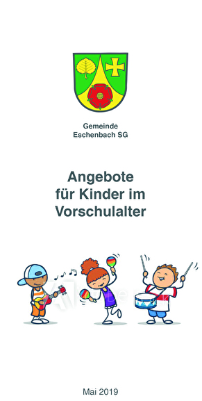 Flyer Angebote für Kinder im Vorschulalter