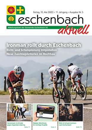 Ausgabe 05-23 «Eschenbach aktuell» (12.05.2023)