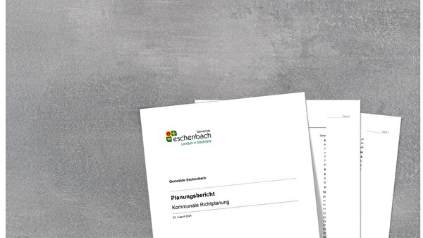 Gemeinde Eschenbach: Kommunale Richtplanung