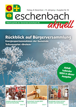 Ausgabe 12-23 «Eschenbach aktuell» (08.12.2023)