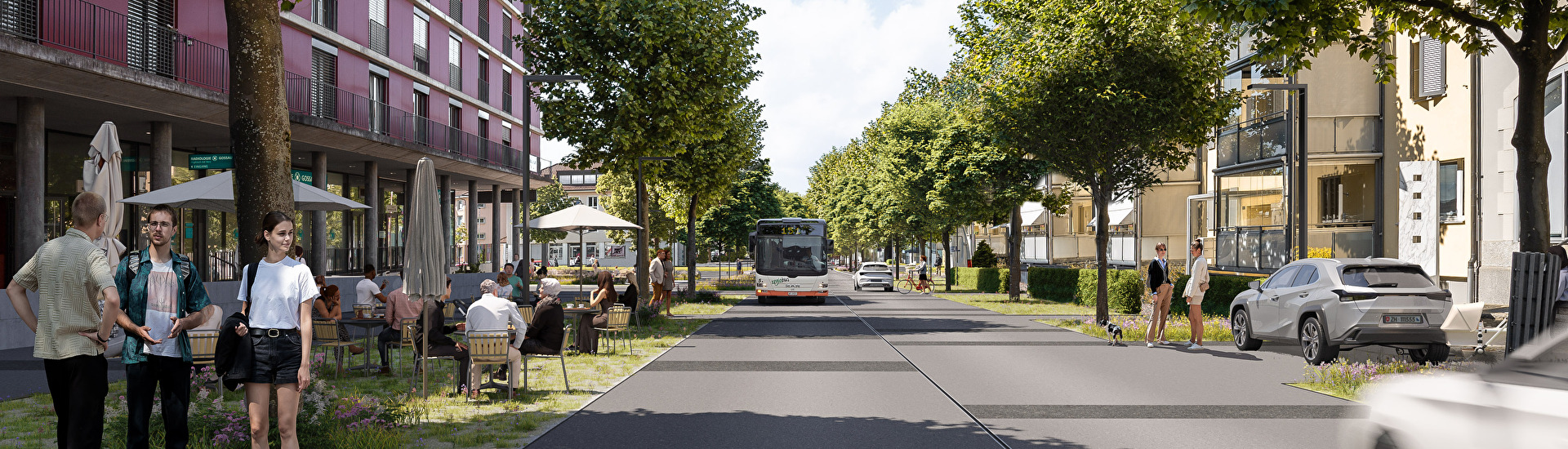 Visualisierung Bahnhofstrasse