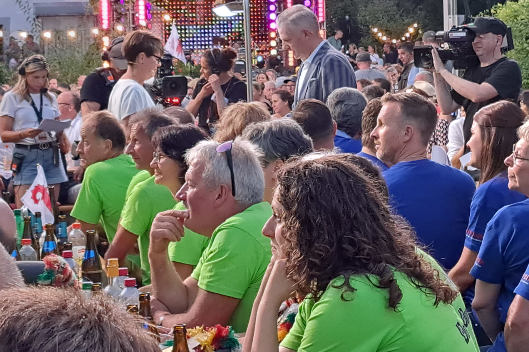 Gossauer Fans in Therwil am 10. August 2023