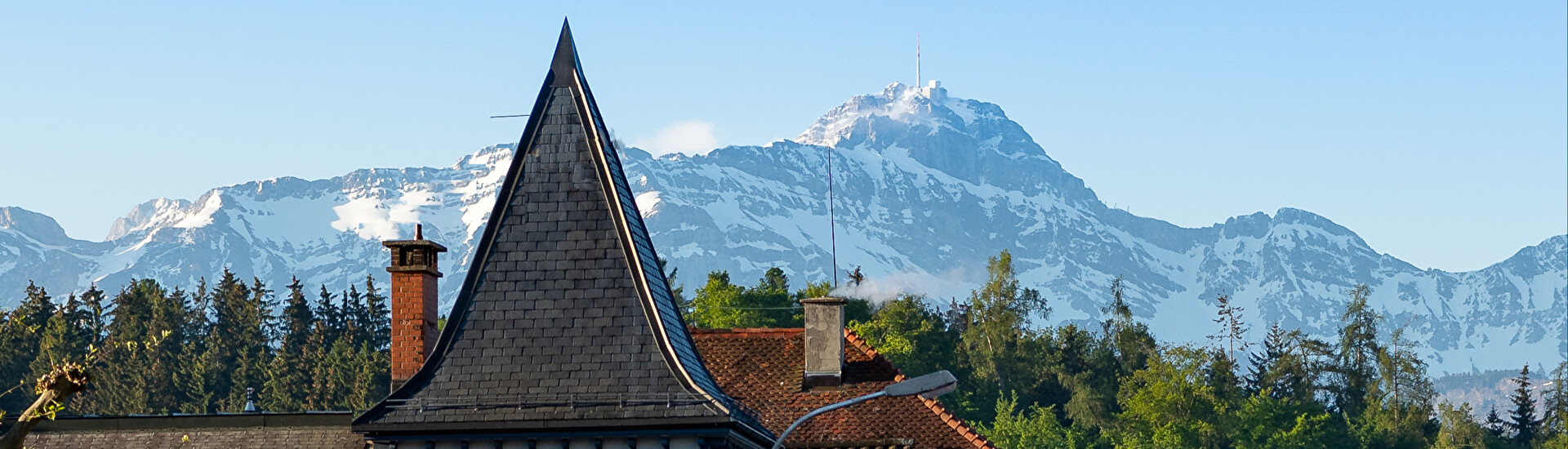 Dächer und Säntis