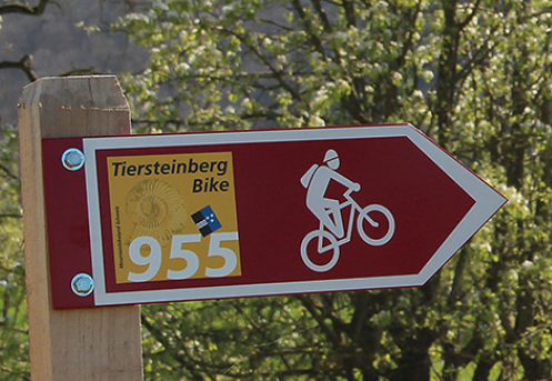 Schild Tiersteinberg Bike