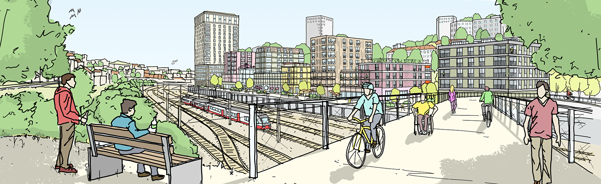 Mit der Entwicklung des Güterbahnhofareals könnten neue Quartierverbindungen geschaffen werden könnten.