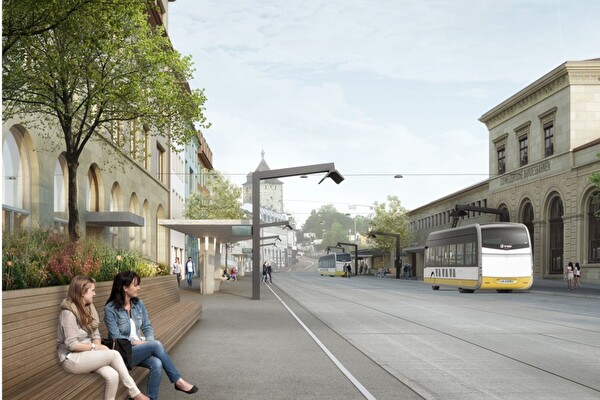 Visualisierung Bahnhofstrasse Schaffhausen