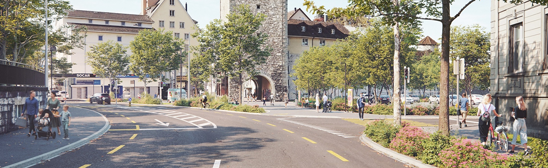 Visualisierung Adlerunterführung