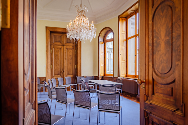 Der «Salon Kristall» im Schloss Charlottenfels