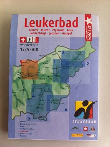 Wanderkarte Leukerbad