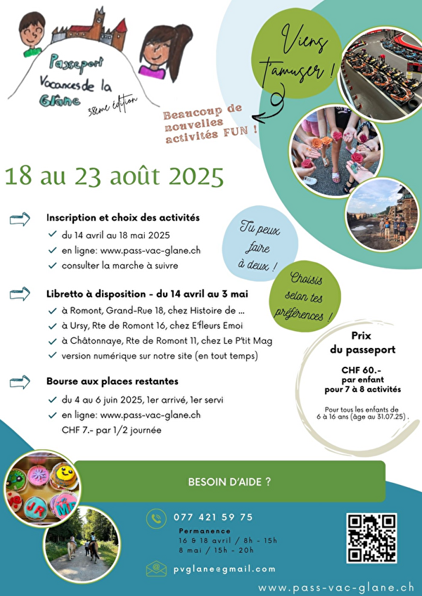 Affiche Passeport Glâne 2025