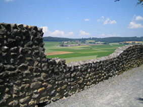 Mur de pierre sur les remparts