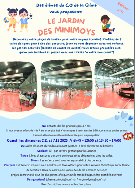 Flyer de l'activité