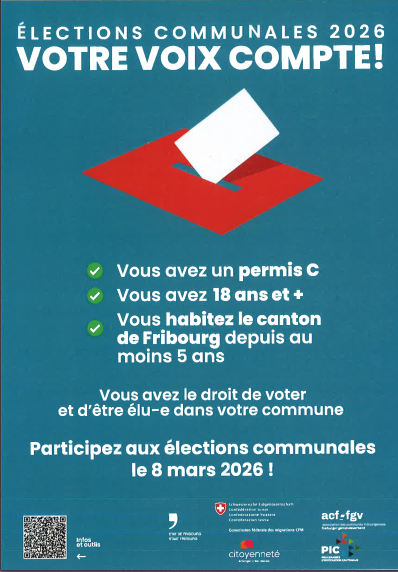 Affiche élections communales