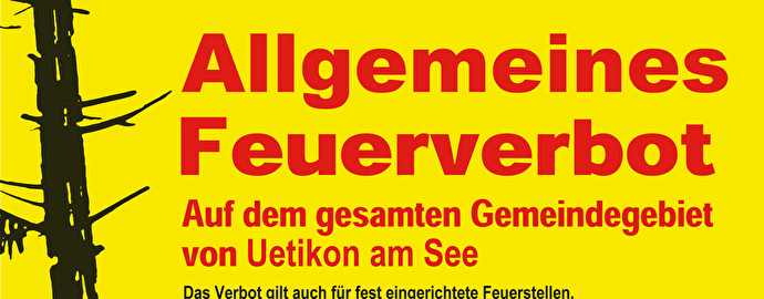 Allgemeines Feuerverbot
