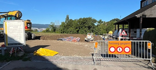 Fussweg gesperrt